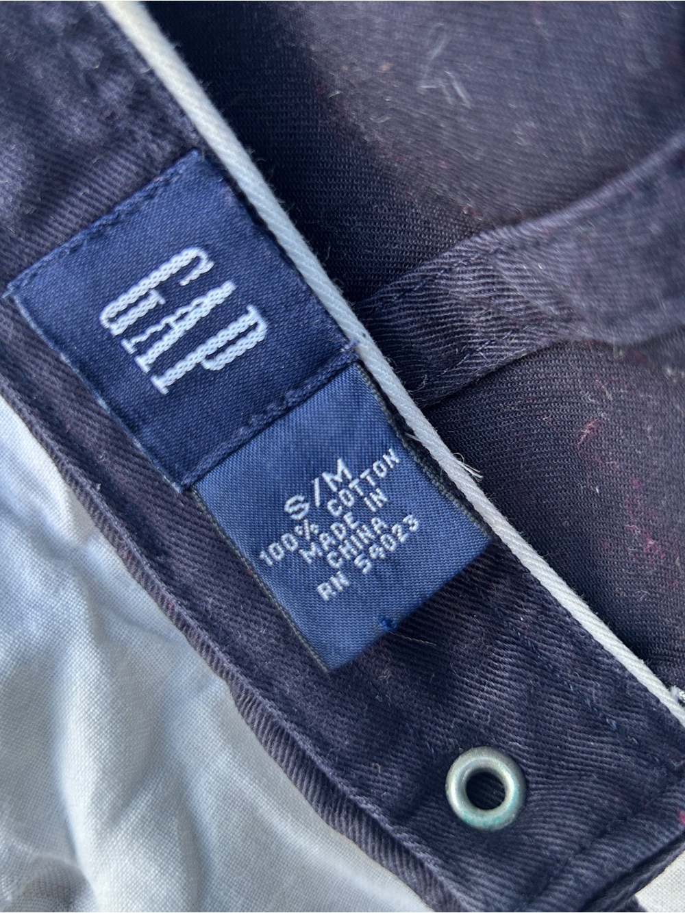 Vintage 90s GAP worldwide New York dad hat in navy blue - Picture 3 of 5